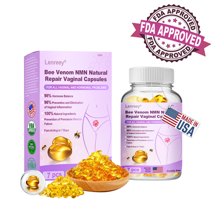 💐Bee Venom NMN Natural Repair Capsule vaginali [Per tutti i problemi vaginali e ormonali]