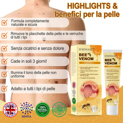 🌼🌼[💦Negozio ufficiale del marchio💦] Zoencgz™ Crema trattante al veleno d'api e verruche（👨‍⚕EMA Certificazione）