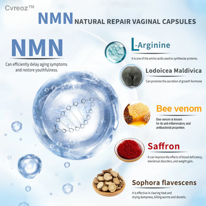 💐Bee Venom NMN Natural Repair Capsule vaginali [Per tutti i problemi vaginali e ormonali]