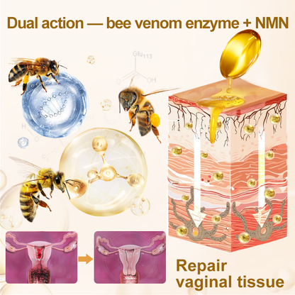 💐Bee Venom NMN Natural Repair Capsule vaginali [Per tutti i problemi vaginali e ormonali]